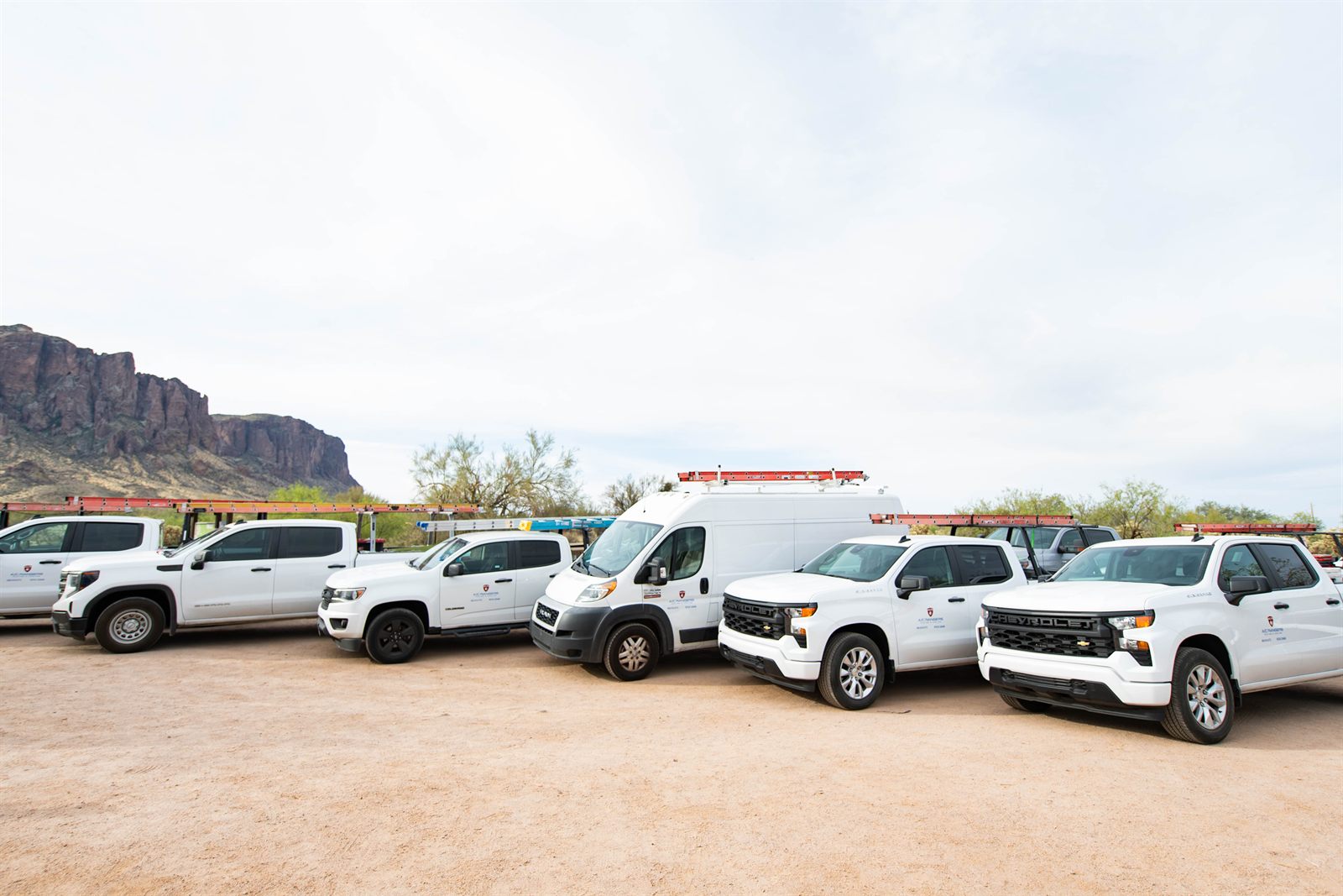 The A/C Rangers crew with the fleet
